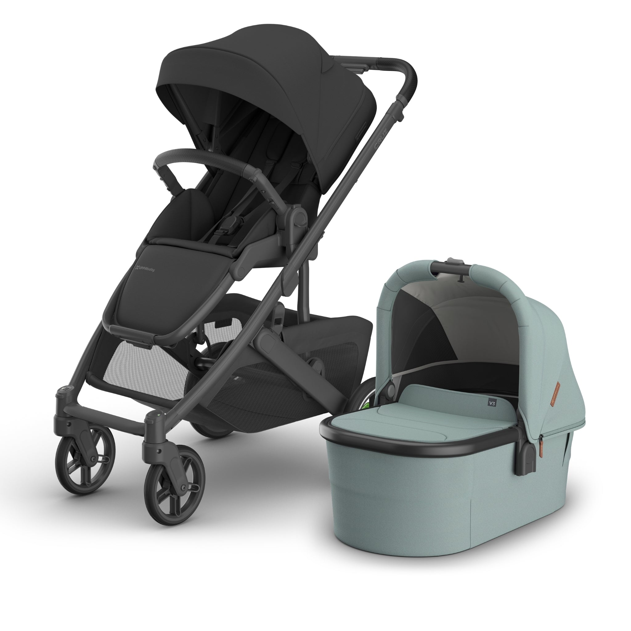 Cruz V3 Stroller + FREE Kenzi bassinet